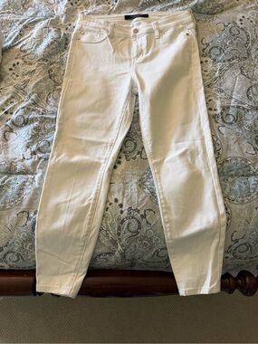 Liverpool The Skinny Crop White Women's Skinny Jeans